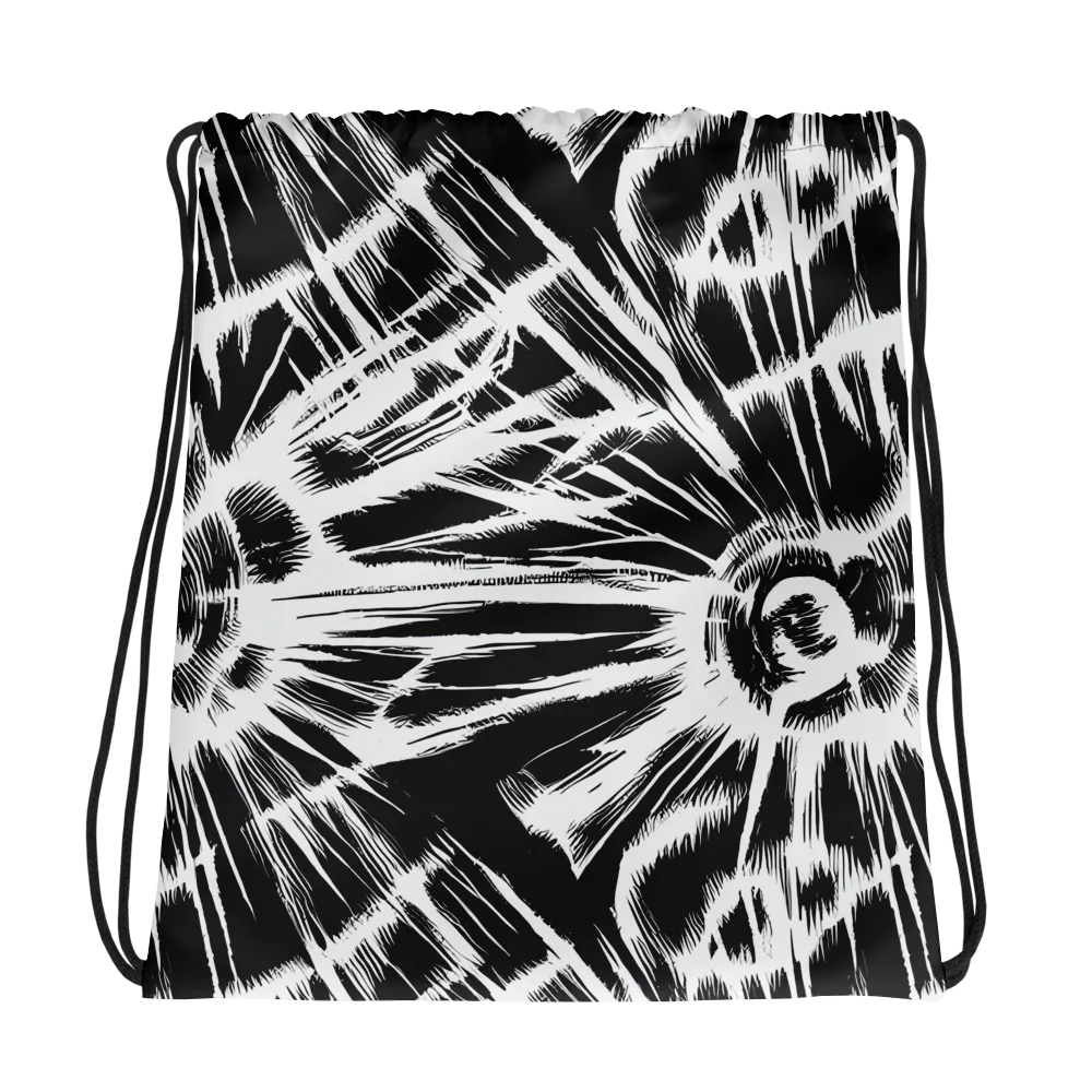 Silent Thunder on Drawstring Bag — Photo