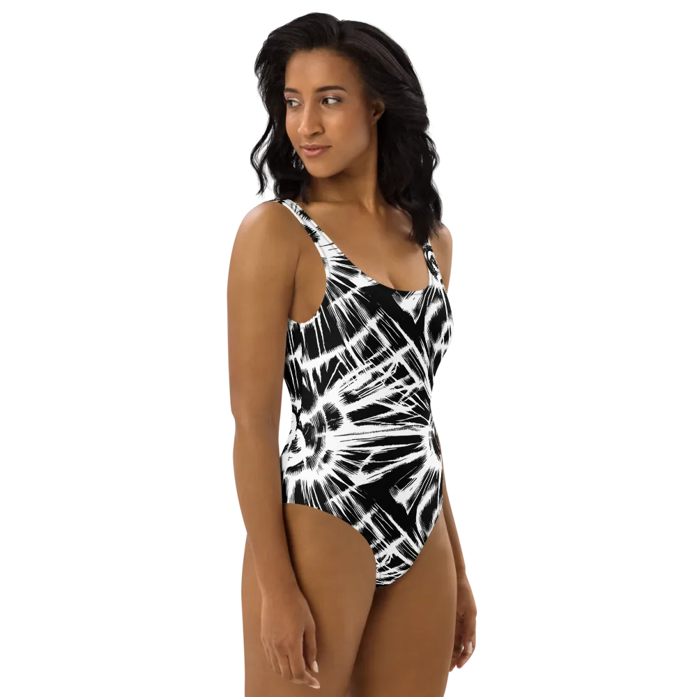 Silent Thunder on One-Piece Swimsuit — Right