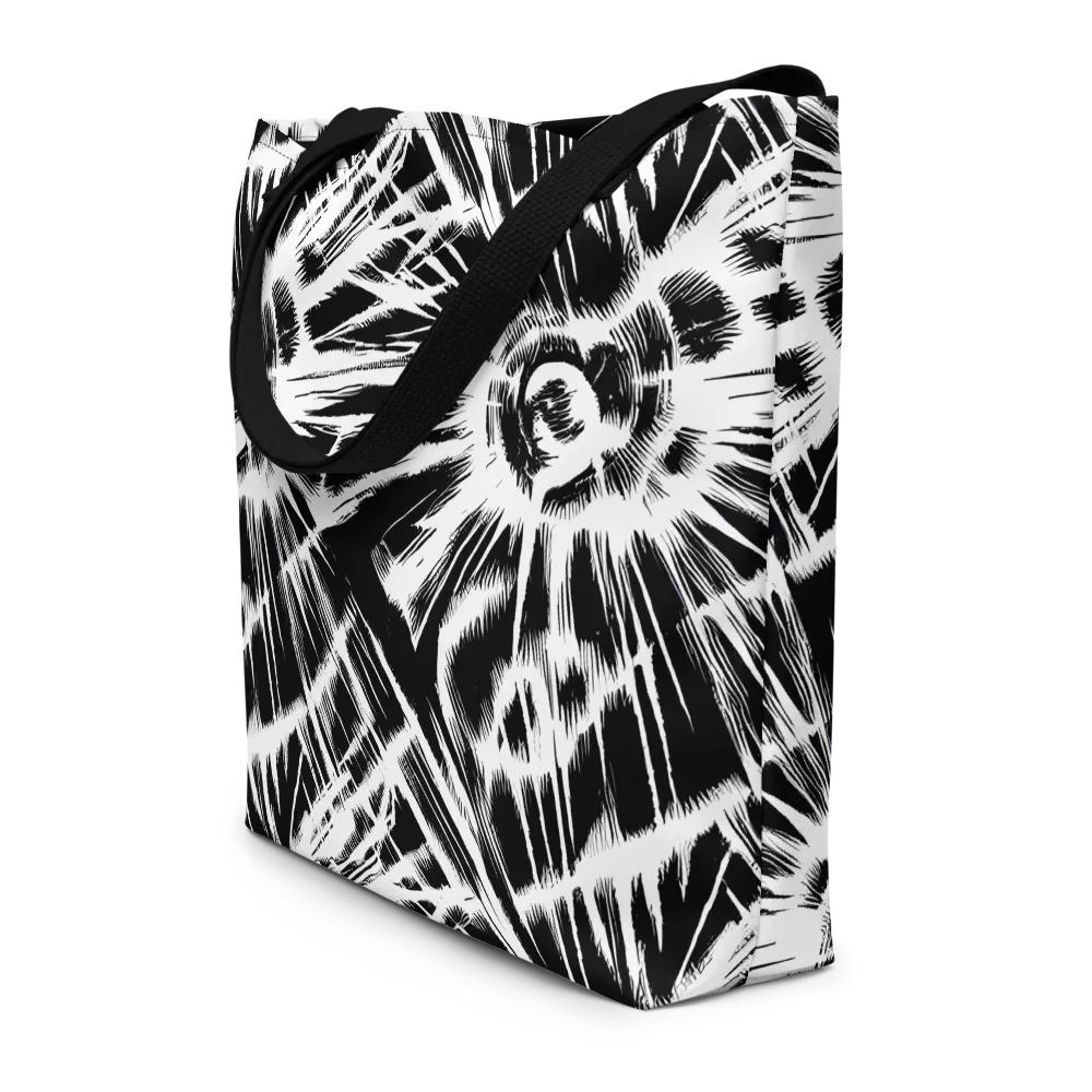Silent Thunder on Large Tote Bag W/ Pocket — Front