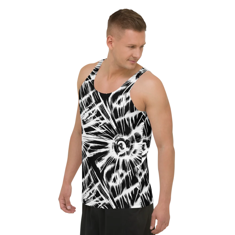 Silent Thunder on Men's Tank Top — Left Front