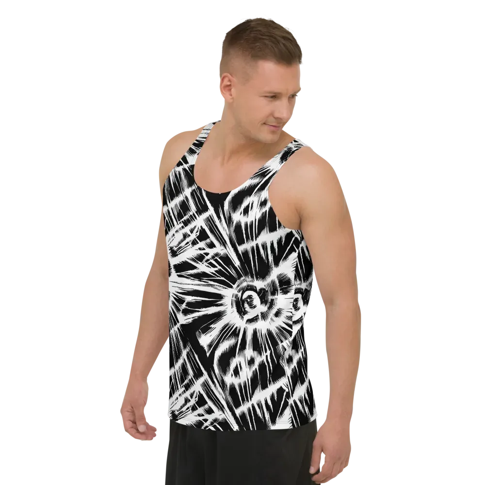 Silent Thunder on Men's Tank Top — Left Front