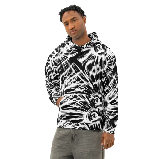 Silent Thunder on a Cotton Hoodie