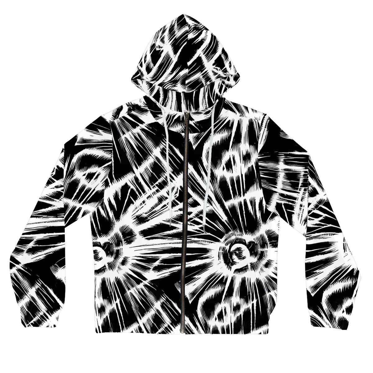 Silent Thunder on Women's Full-Zip Hoodie — Front