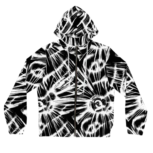 Silent Thunder on a Women's Full-Zip Hoodie