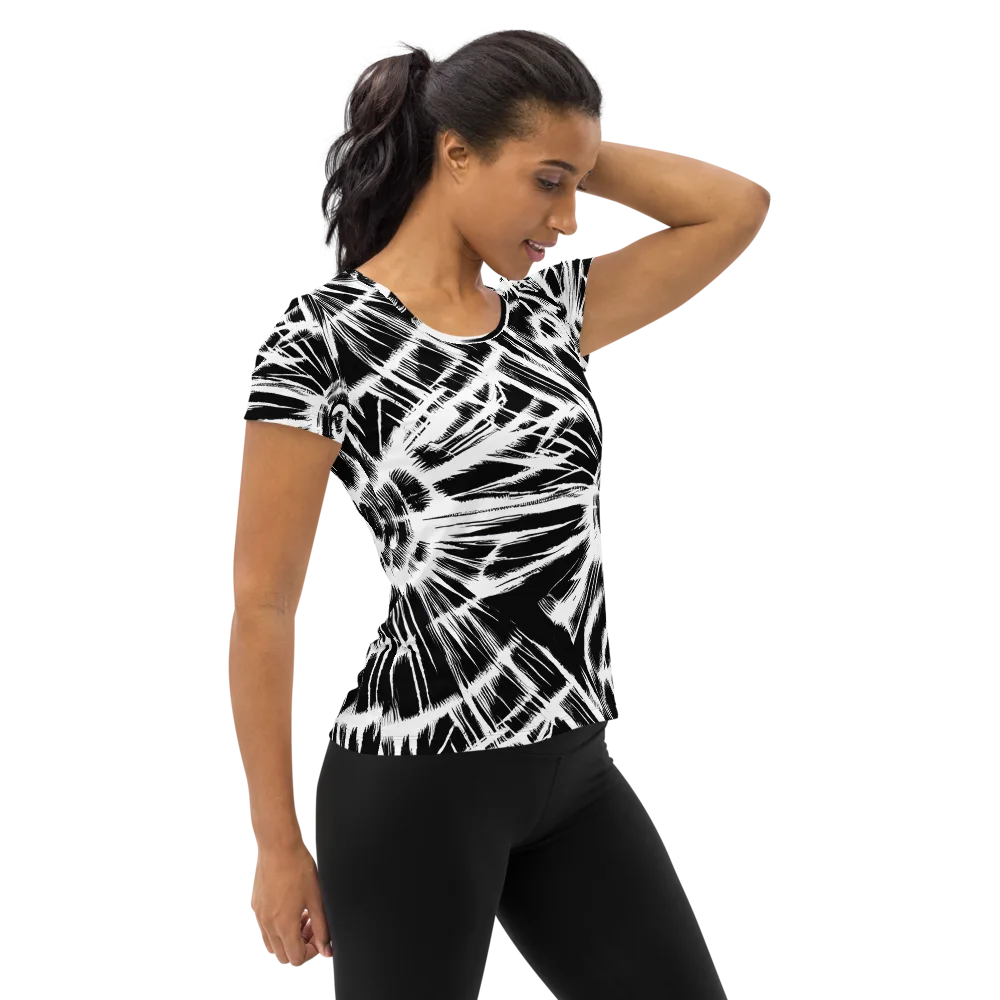 Silent Thunder on Women's Athletic T-Shirt — Right