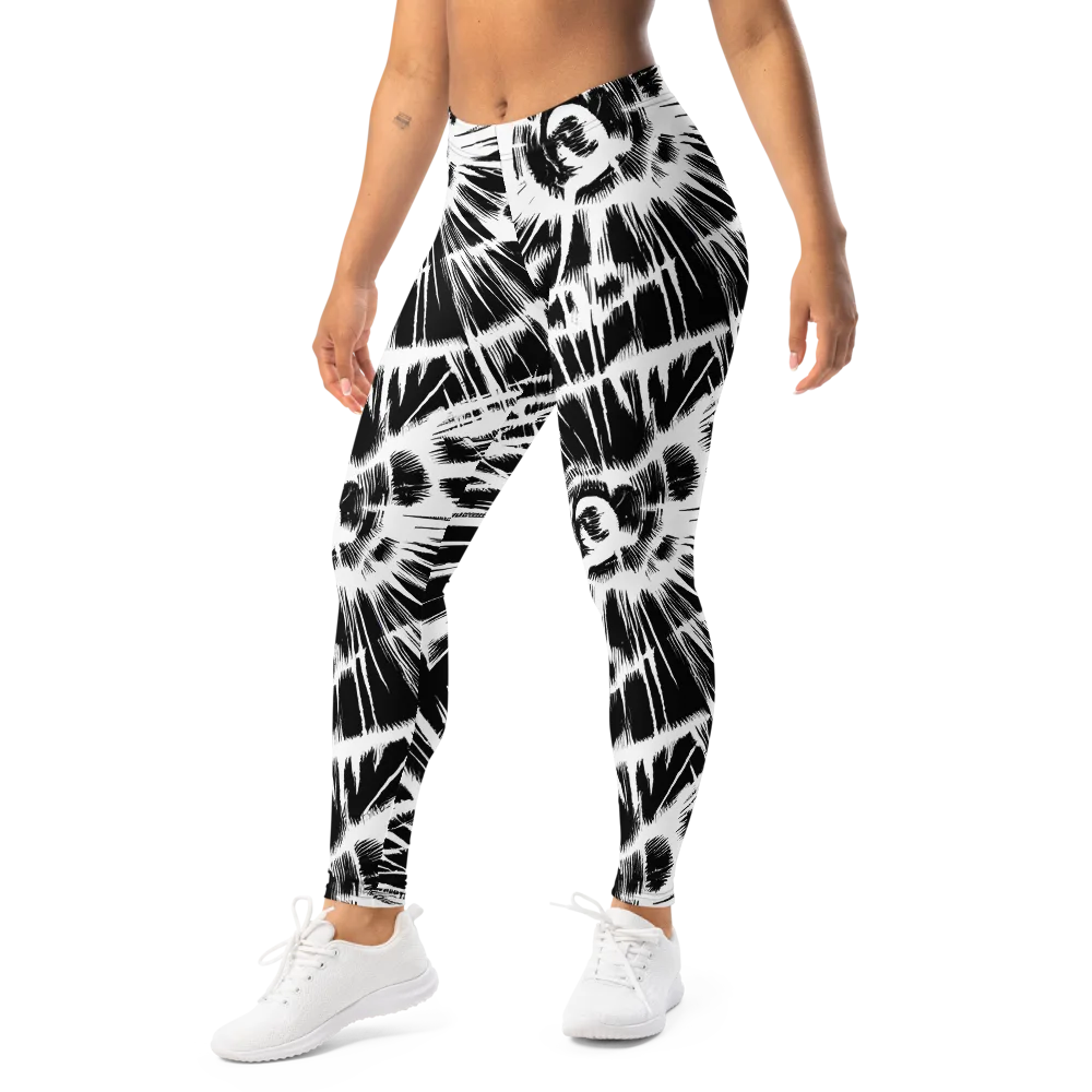 Silent Thunder on Leggings — Left Front