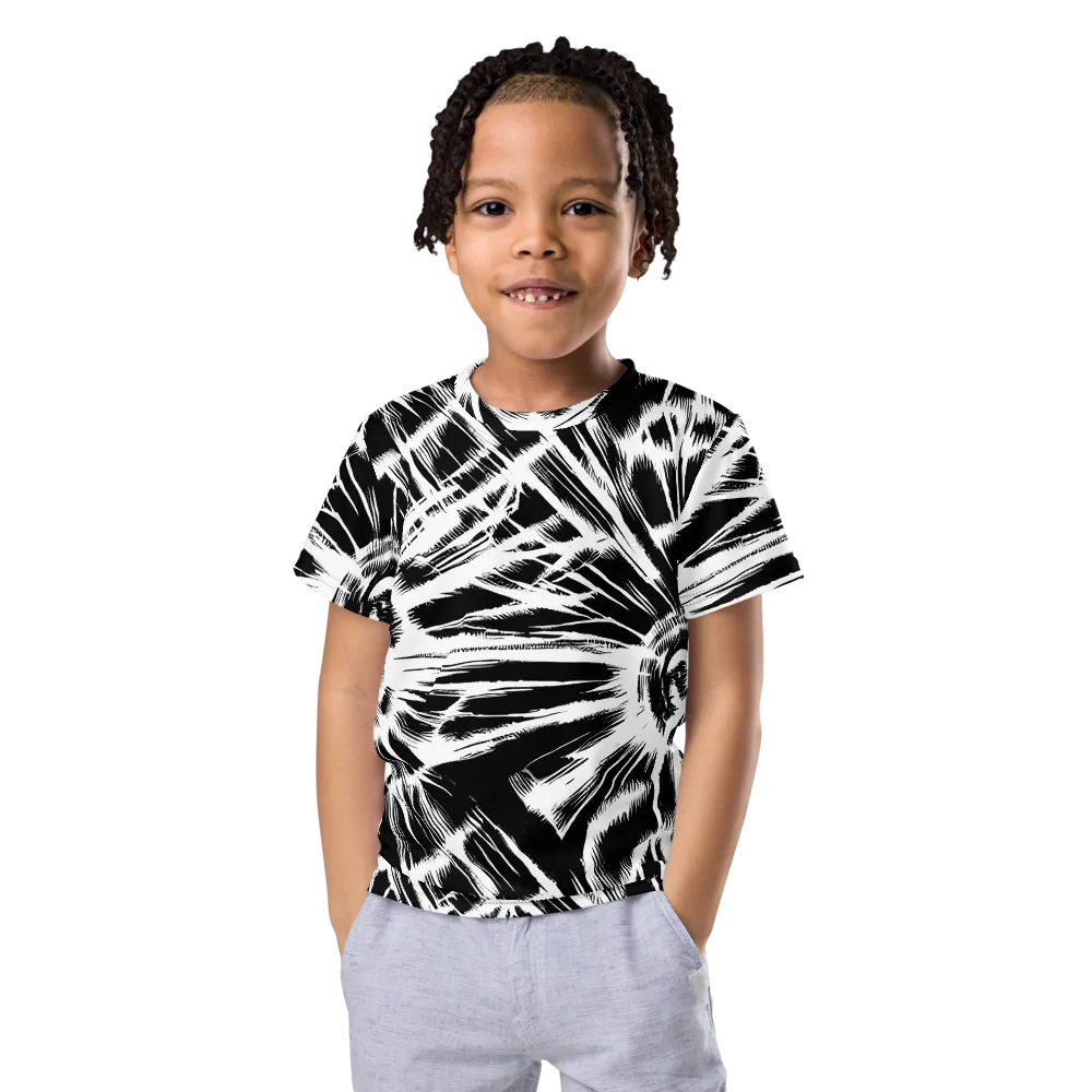 Silent Thunder on Kids Crew Neck T-Shirt — Front