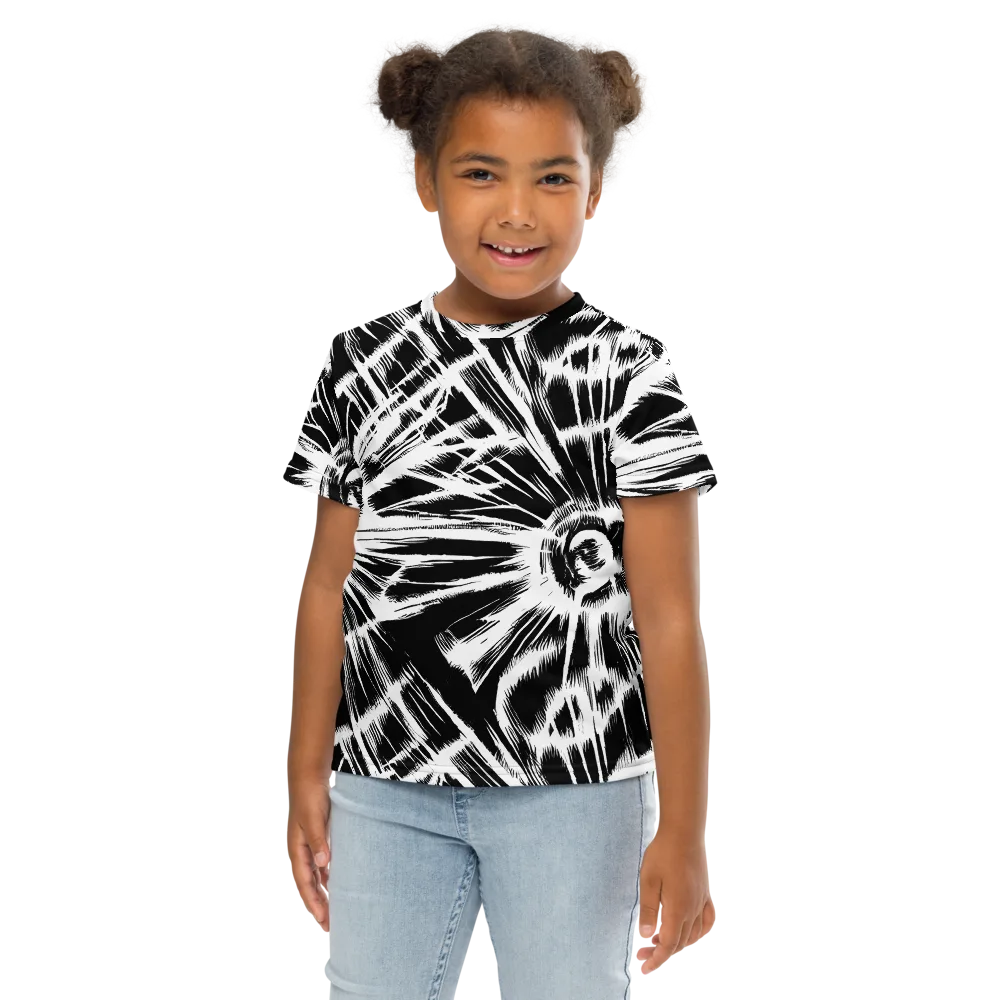 Silent Thunder on Kids Crew Neck T-Shirt — Front