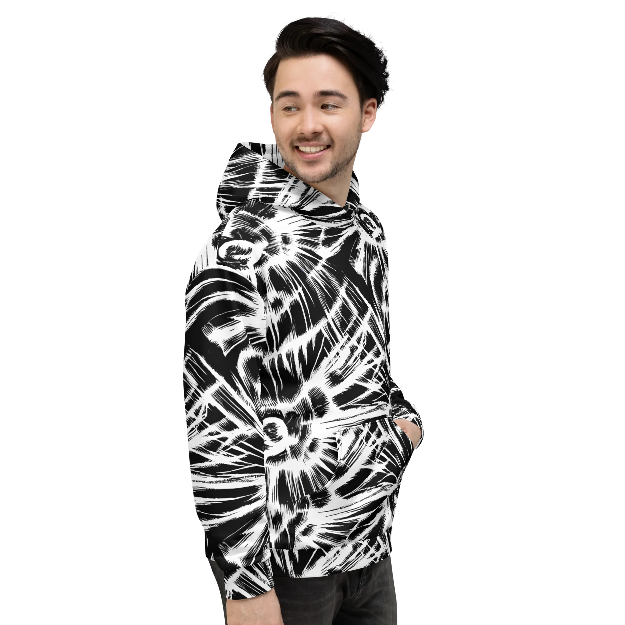 Silent Thunder on Hoodie — Right