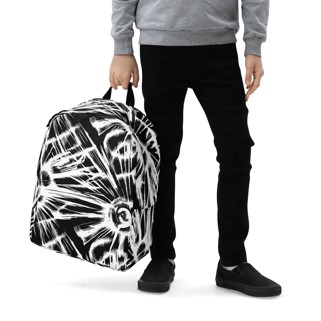 Silent Thunder on Minimalist Backpack — Zoomed-in