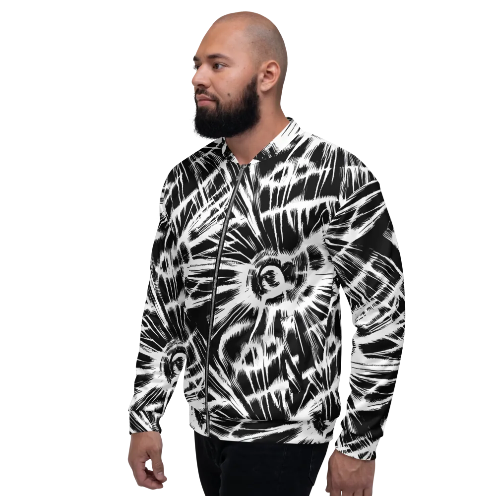 Silent Thunder on Bomber Jacket — Left
