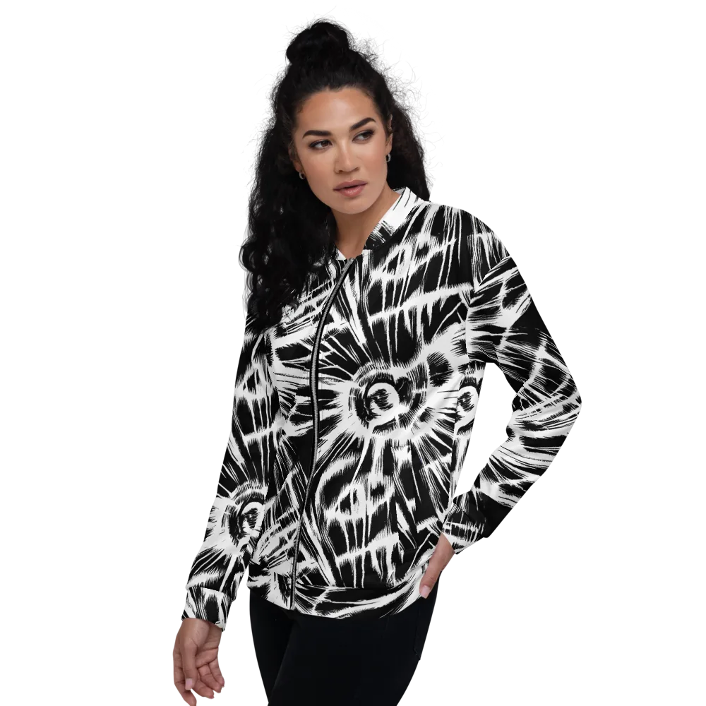 Silent Thunder on Bomber Jacket — Left