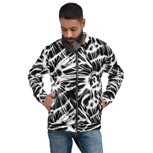 Silent Thunder on a Bomber Jacket