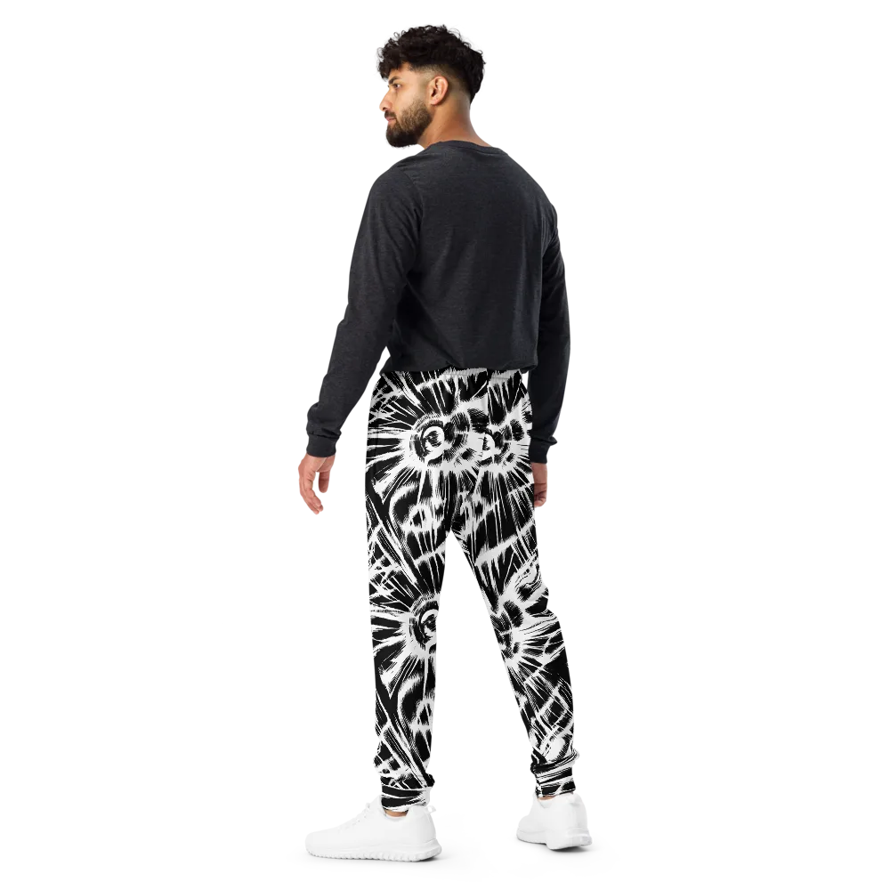 Silent Thunder on Men's Joggers — Back