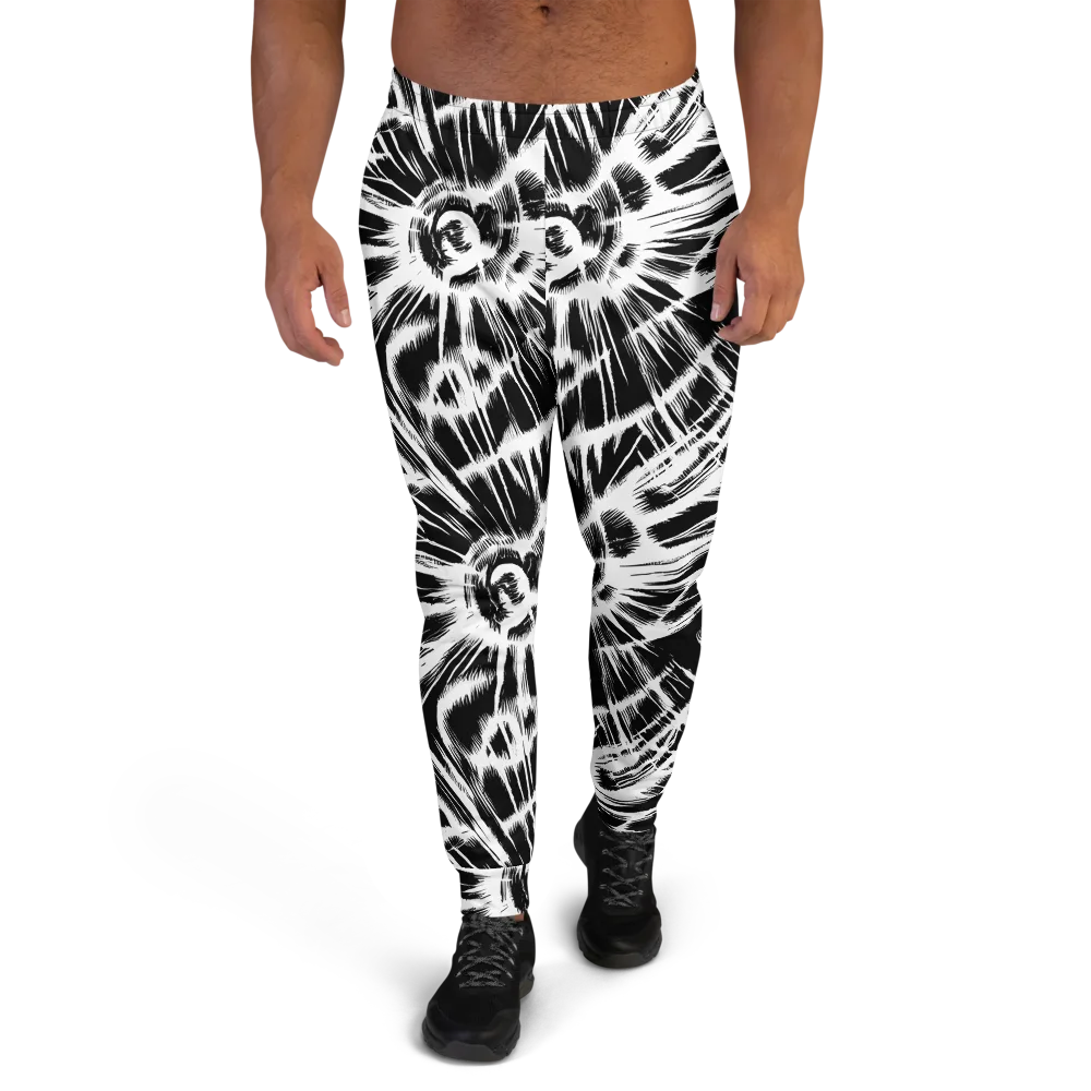Silent Thunder on Men's Joggers — Front
