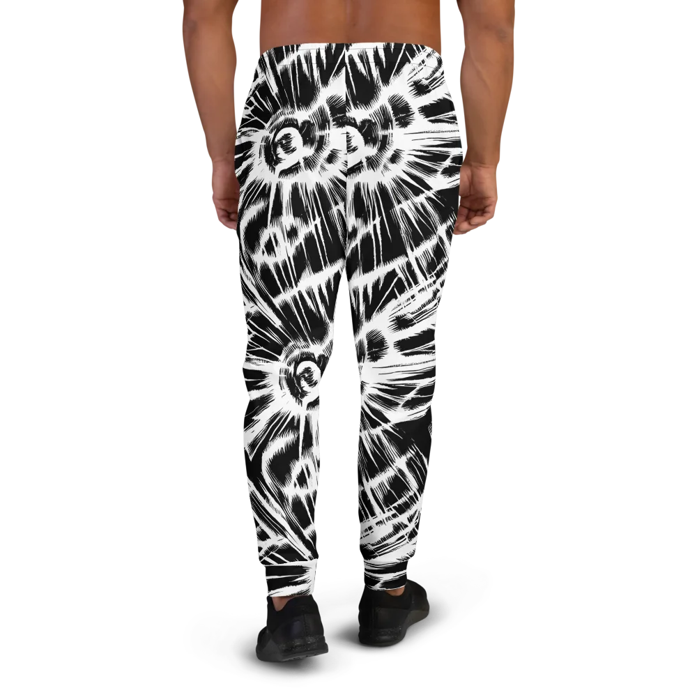 Silent Thunder on Men's Joggers — Back