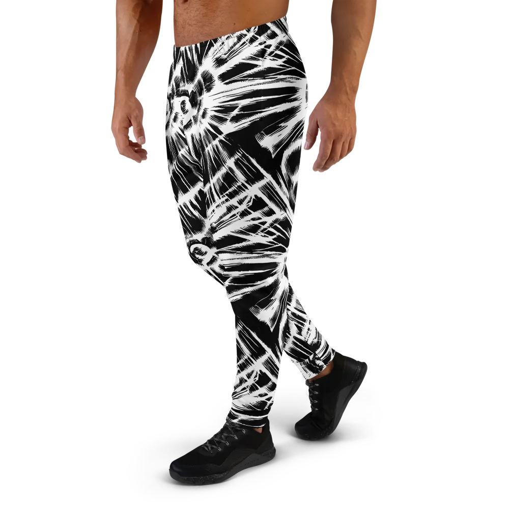 Silent Thunder on Men's Joggers — Left