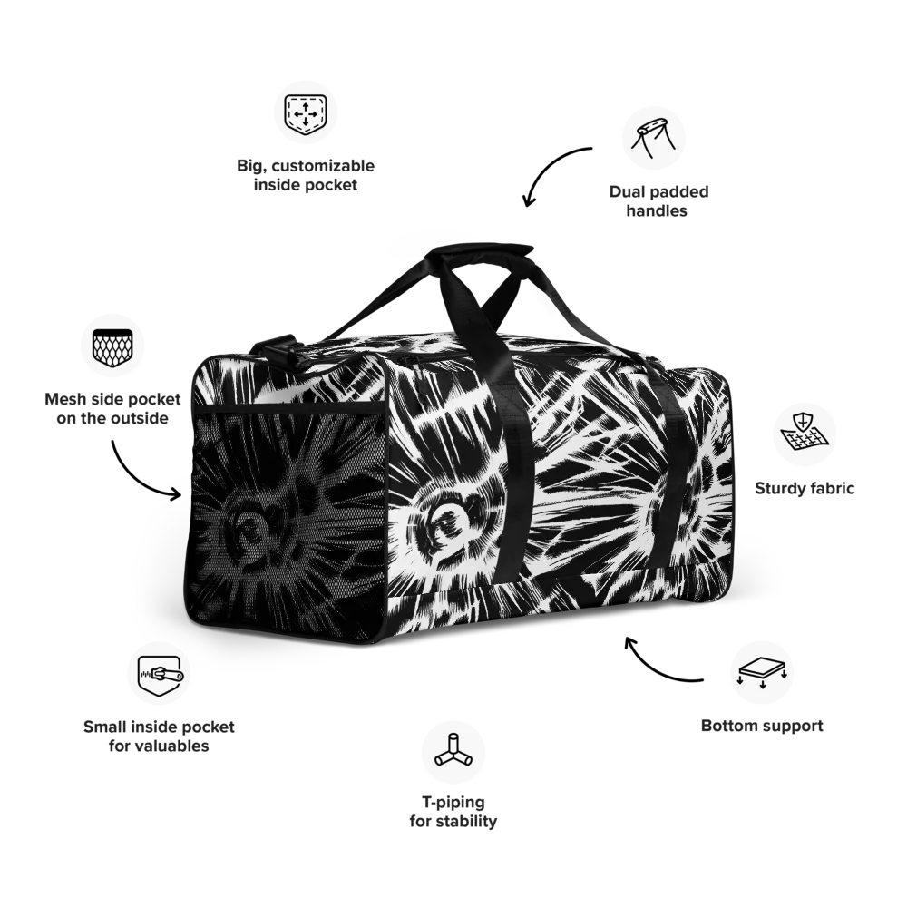Silent Thunder on Duffle Bag — Right Front