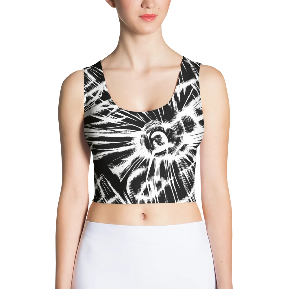Silent Thunder on Crop Top — Front