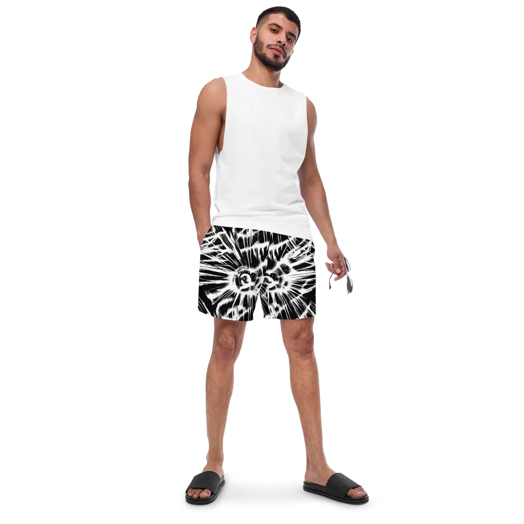 Silent Thunder on Swim Trunks — Front