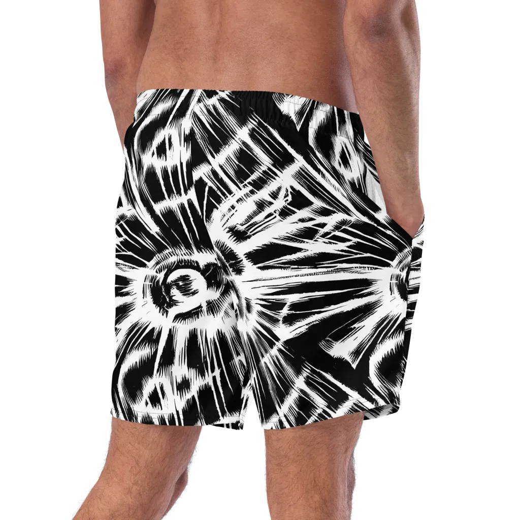 Silent Thunder on Swim Trunks — Right Back