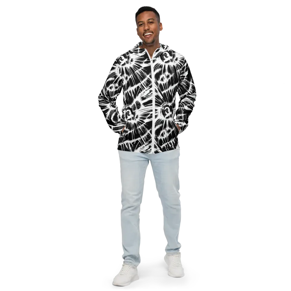 Silent Thunder on Men's Windbreaker — Front