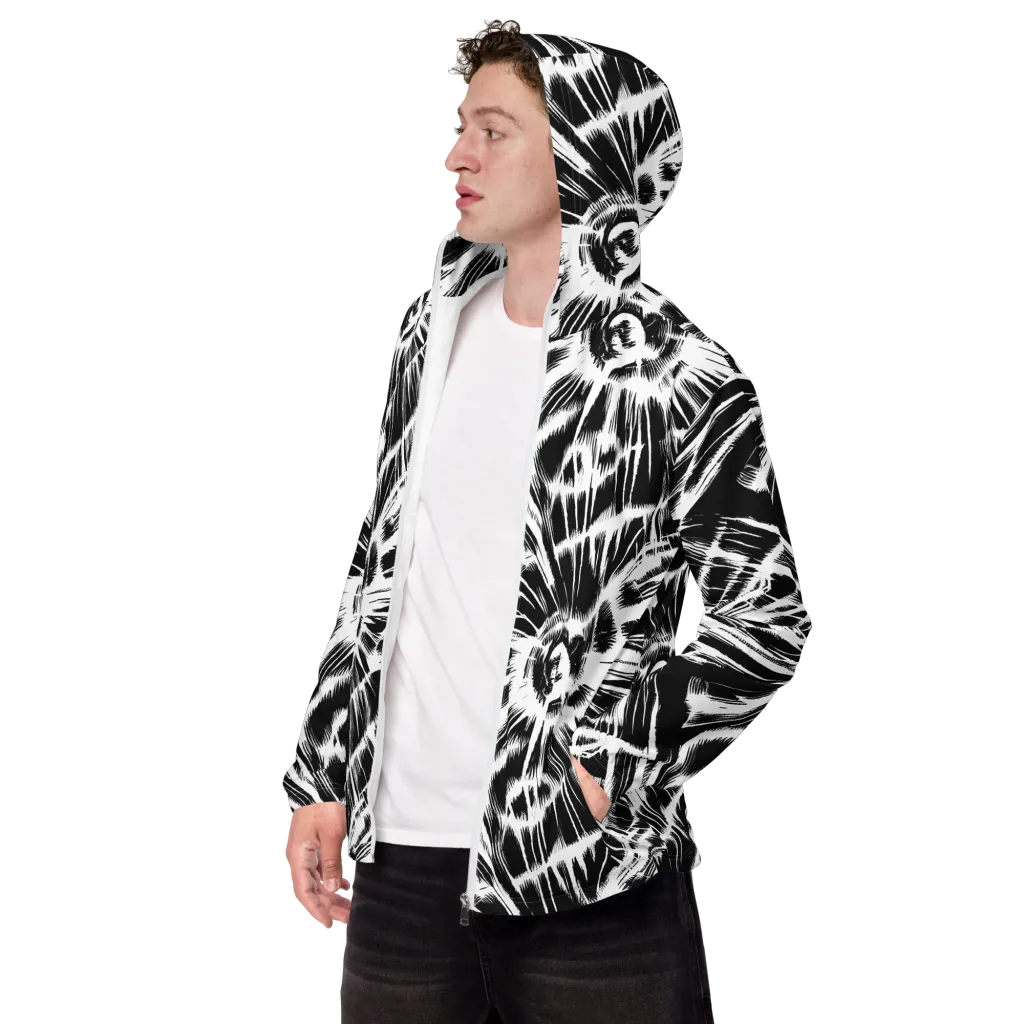 Silent Thunder on Men's Windbreaker — Left Front