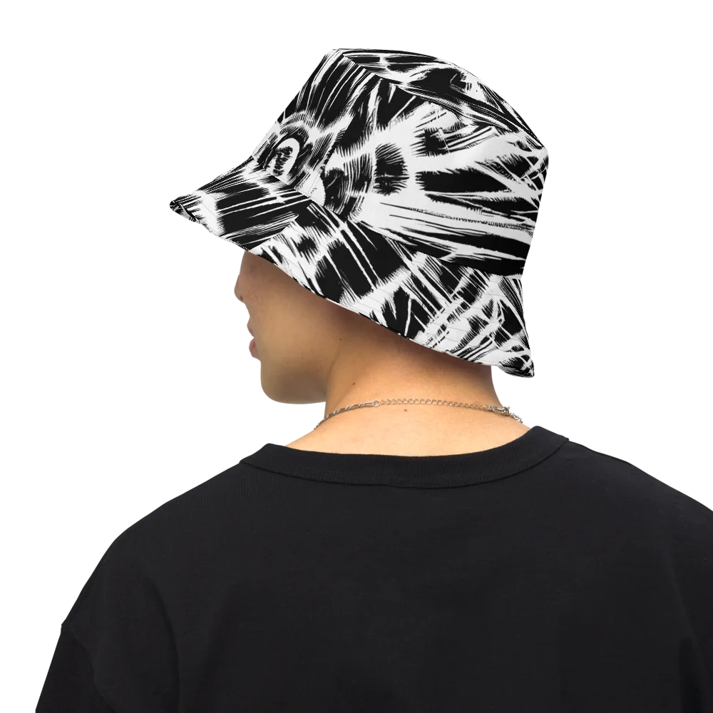 Silent Thunder on Reversible Bucket Hat — Back Inside