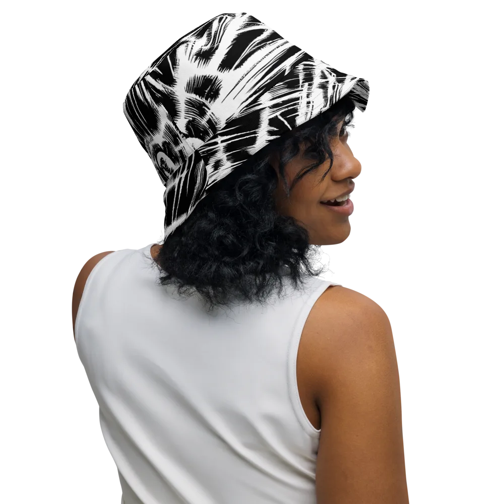 Silent Thunder on Reversible Bucket Hat — Right Outside