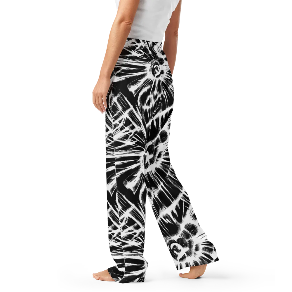 Silent Thunder on Women's Pajama Pants — Left