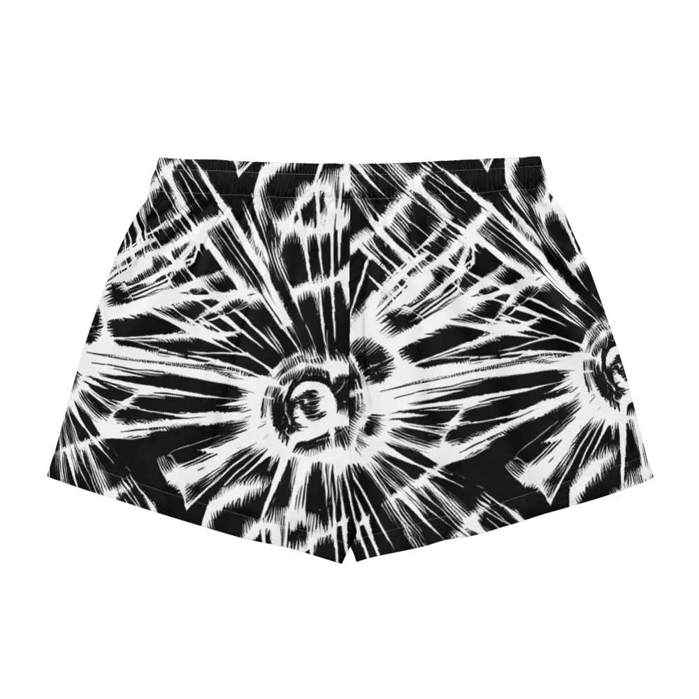 Silent Thunder on Women's Pajama Shorts — Back