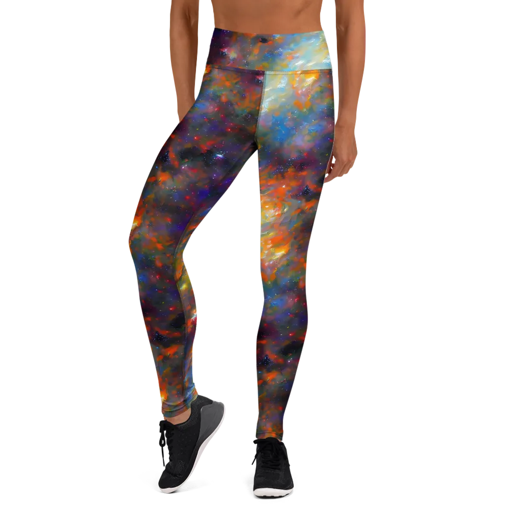 Ephemeral Fantasy on Yoga Leggings — Front