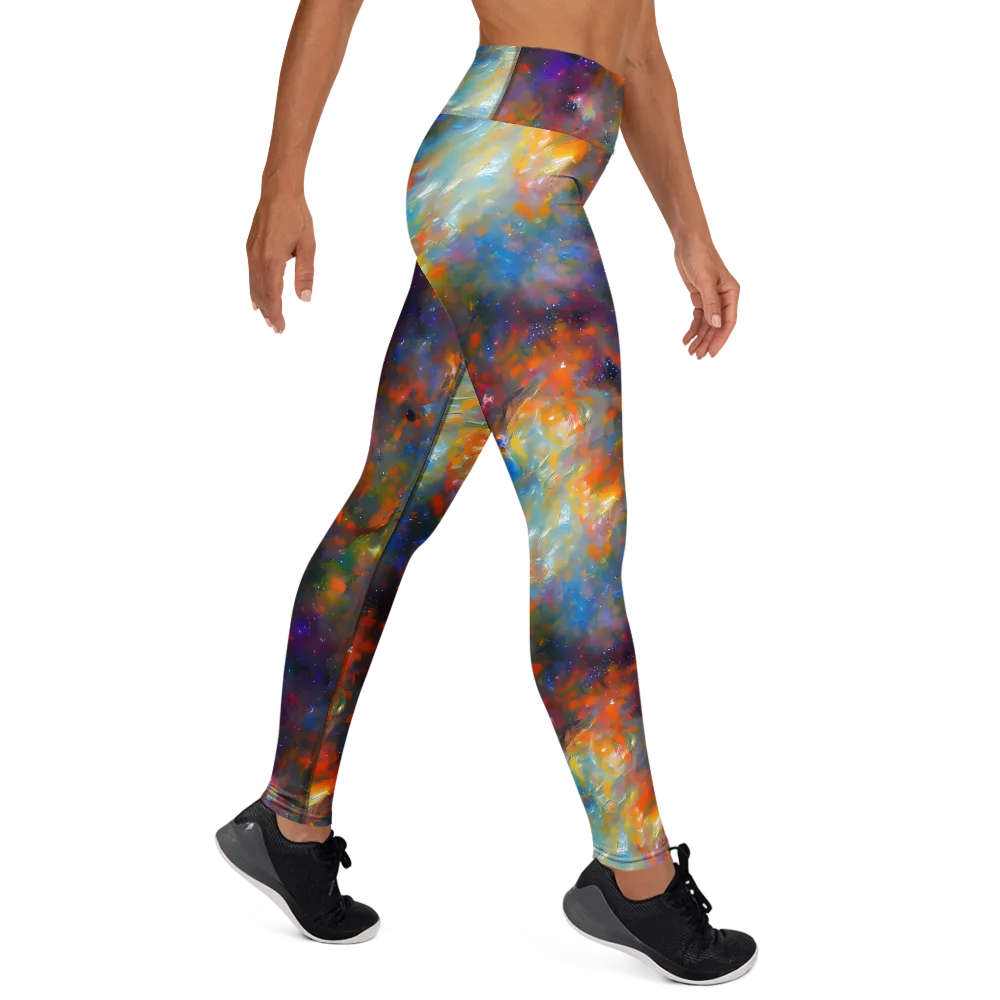 Ephemeral Fantasy on Yoga Leggings — Right