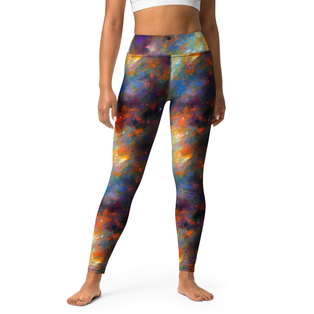 Ephemeral Fantasy on Yoga Leggings — Front
