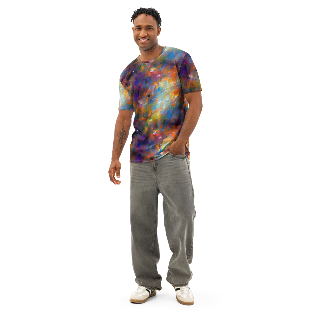 Ephemeral Fantasy on Men's Cotton Crew Neck T-Shirt — Front