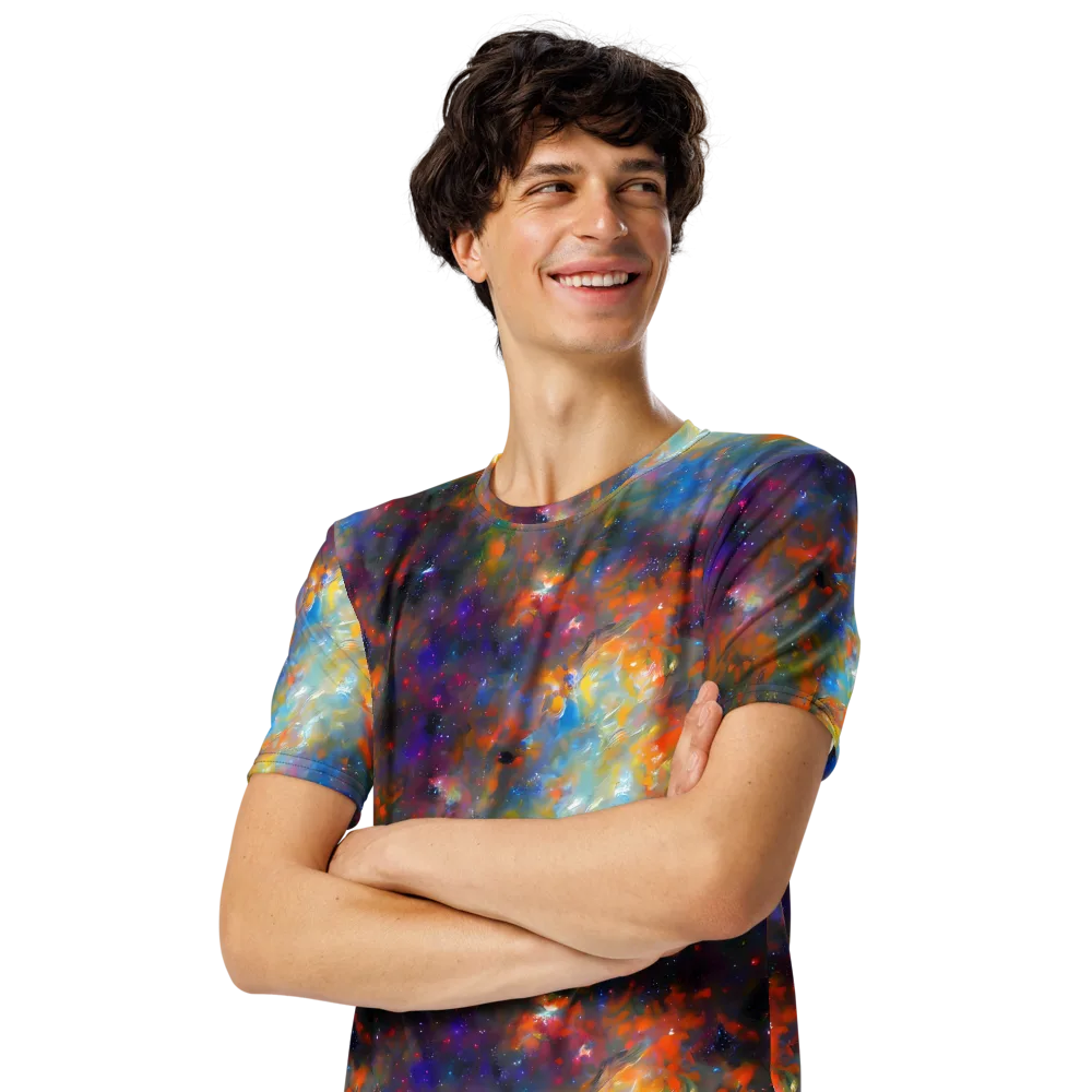 Ephemeral Fantasy on Men's Crew Neck T-Shirt — Left Front