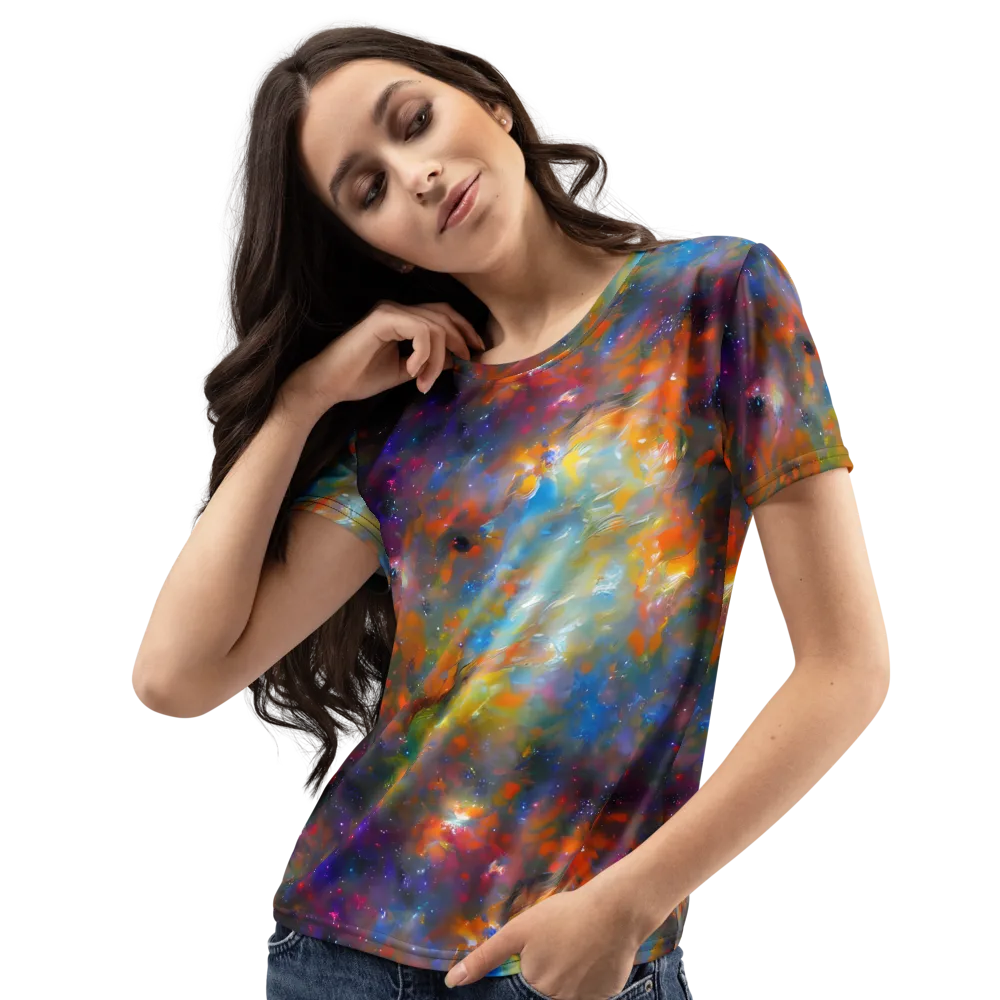 Ephemeral Fantasy on Women's Crew Neck T-Shirt — Left Front