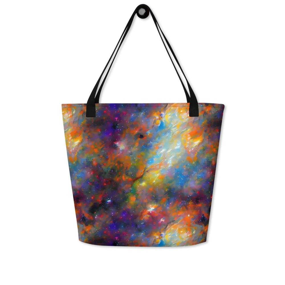 Ephemeral Fantasy on Large Tote Bag W/ Pocket — Front