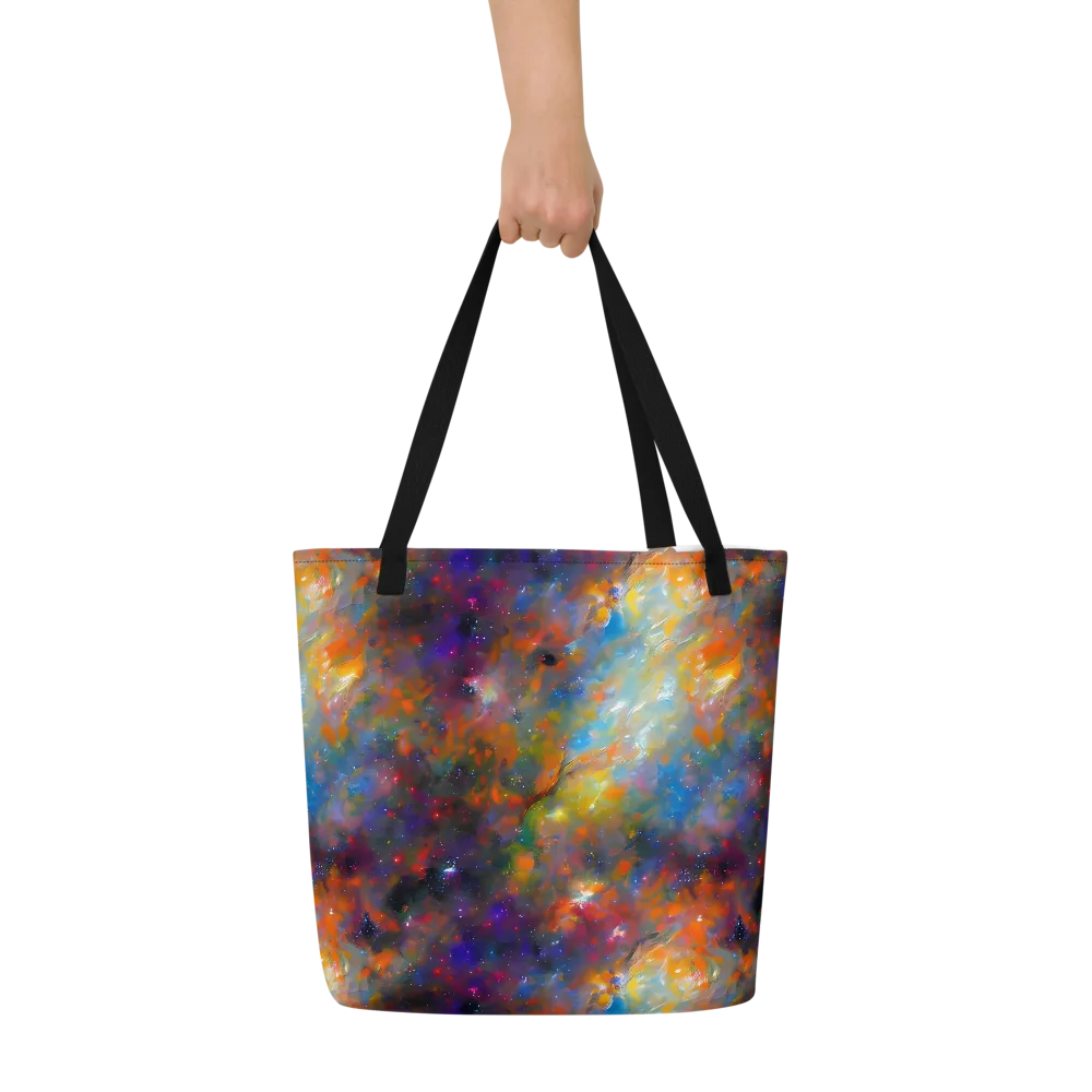 Ephemeral Fantasy on Large Tote Bag W/ Pocket — Front