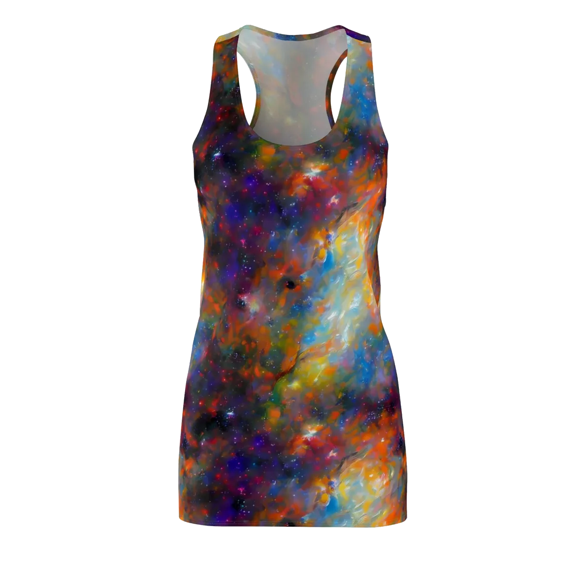 Ephemeral Fantasy on Racerback Dress — Front