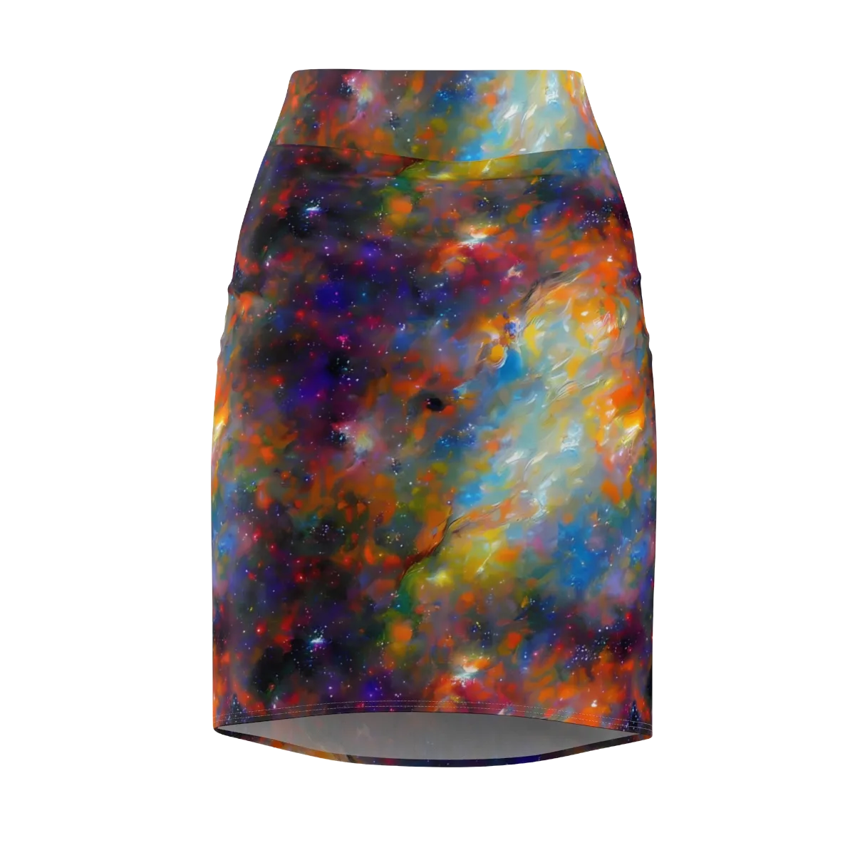 Ephemeral Fantasy on Pencil Skirt — Front