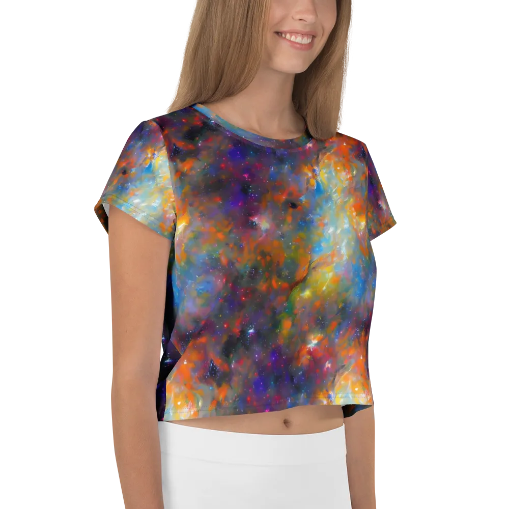 Ephemeral Fantasy on Crop Tee — Right