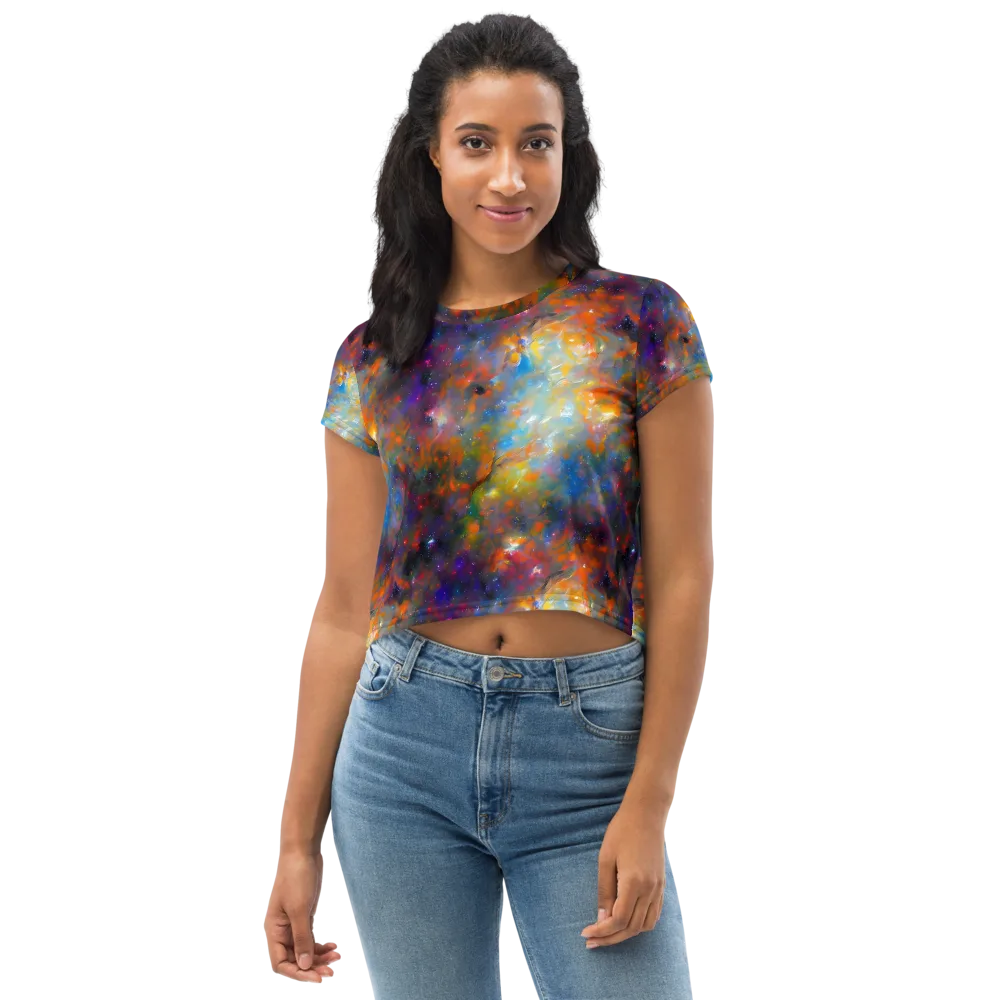 Ephemeral Fantasy on Crop Tee — Front