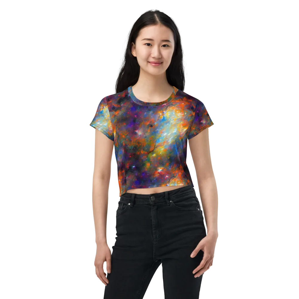 Ephemeral Fantasy on Crop Tee — Front