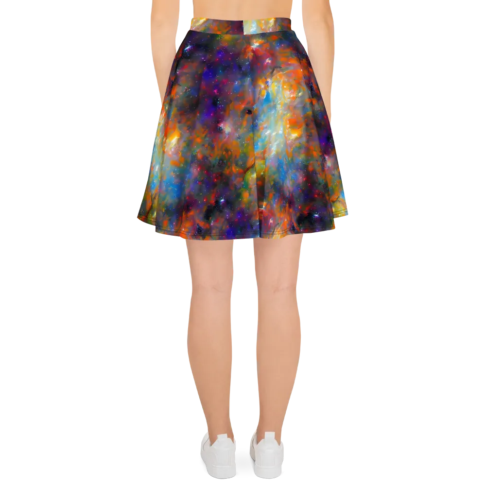 Ephemeral Fantasy on Skater Skirt — Back
