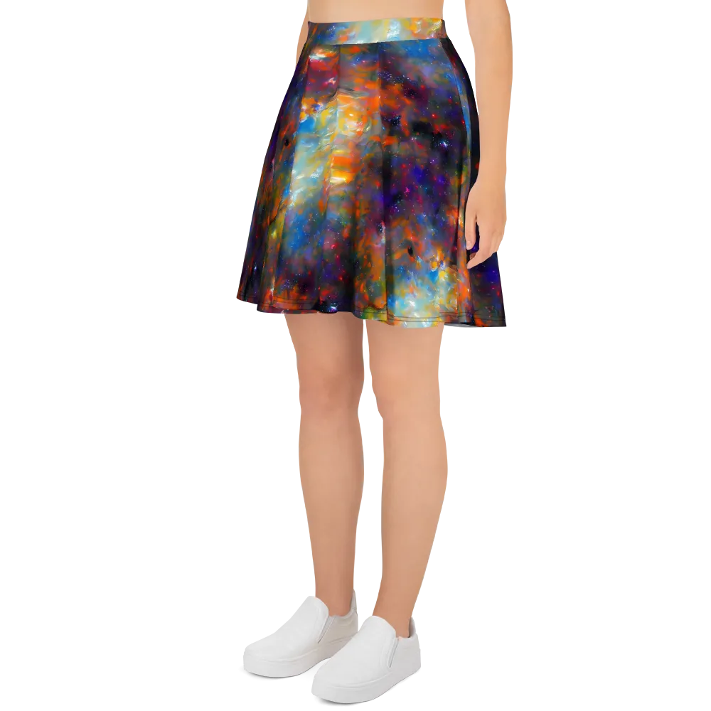 Ephemeral Fantasy on Skater Skirt — Left
