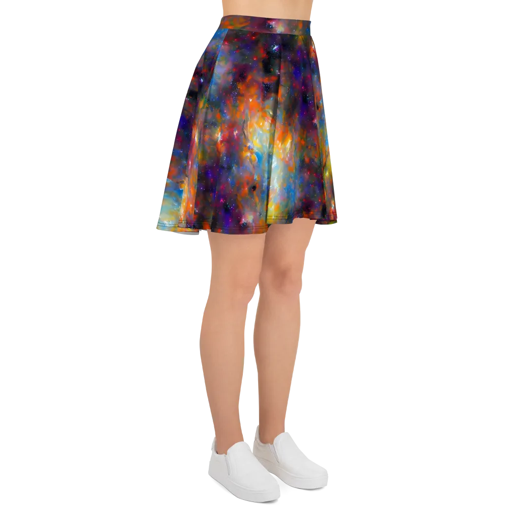 Ephemeral Fantasy on Skater Skirt — Right