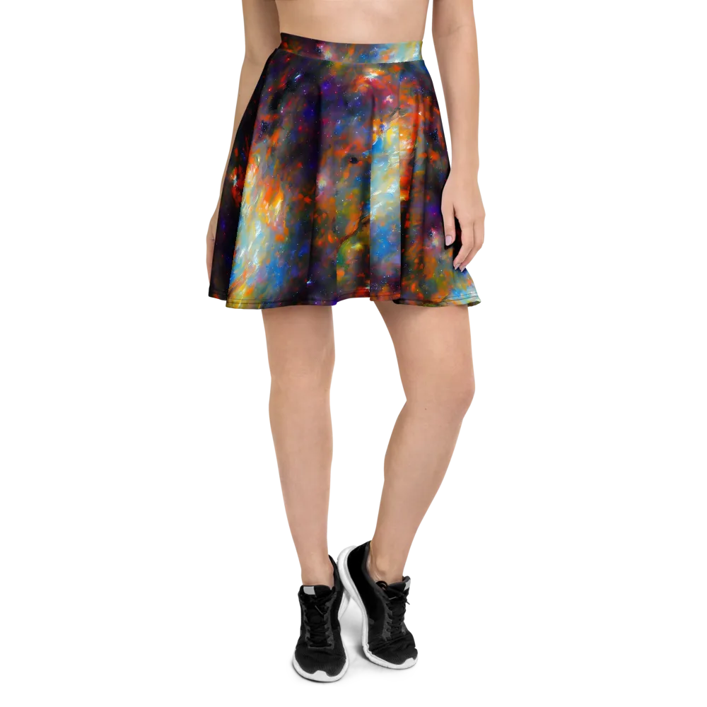 Ephemeral Fantasy on Skater Skirt — Front