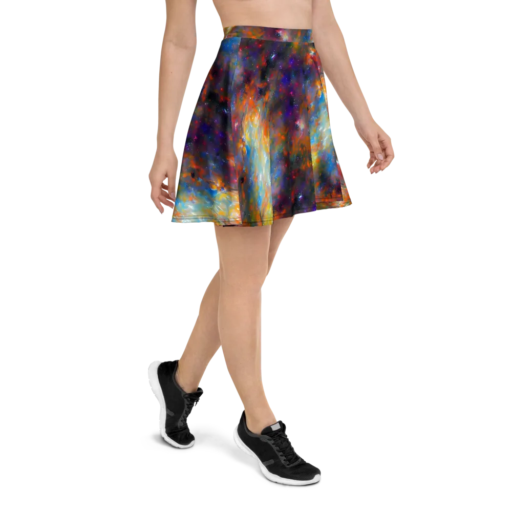 Ephemeral Fantasy on Skater Skirt — Right