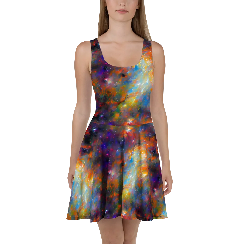 Ephemeral Fantasy on Skater Dress — Front